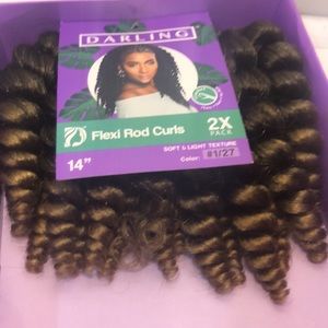 Flexi Rod Curls 2X Crochet Hair Extensions, (1 pack of 2x per pack)